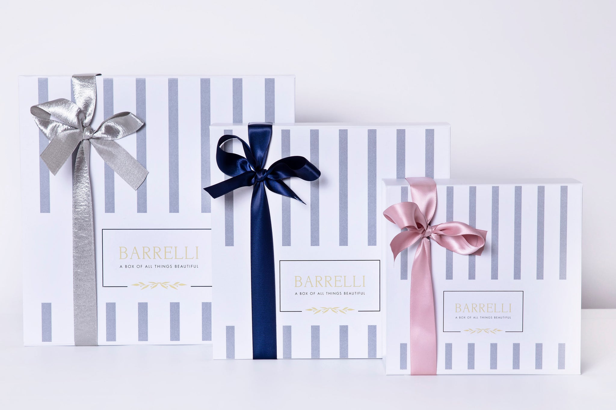 Grey Stripes Gift Boxes